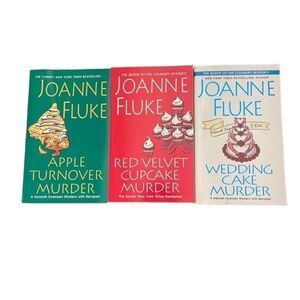 3 JoAnne Fluke Books Apple Turnover Red Velvet Cupcake Wedding Cake Murders New